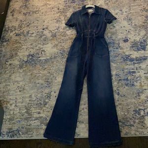 Alice+Olivia Denim Jumpsuit Size 25